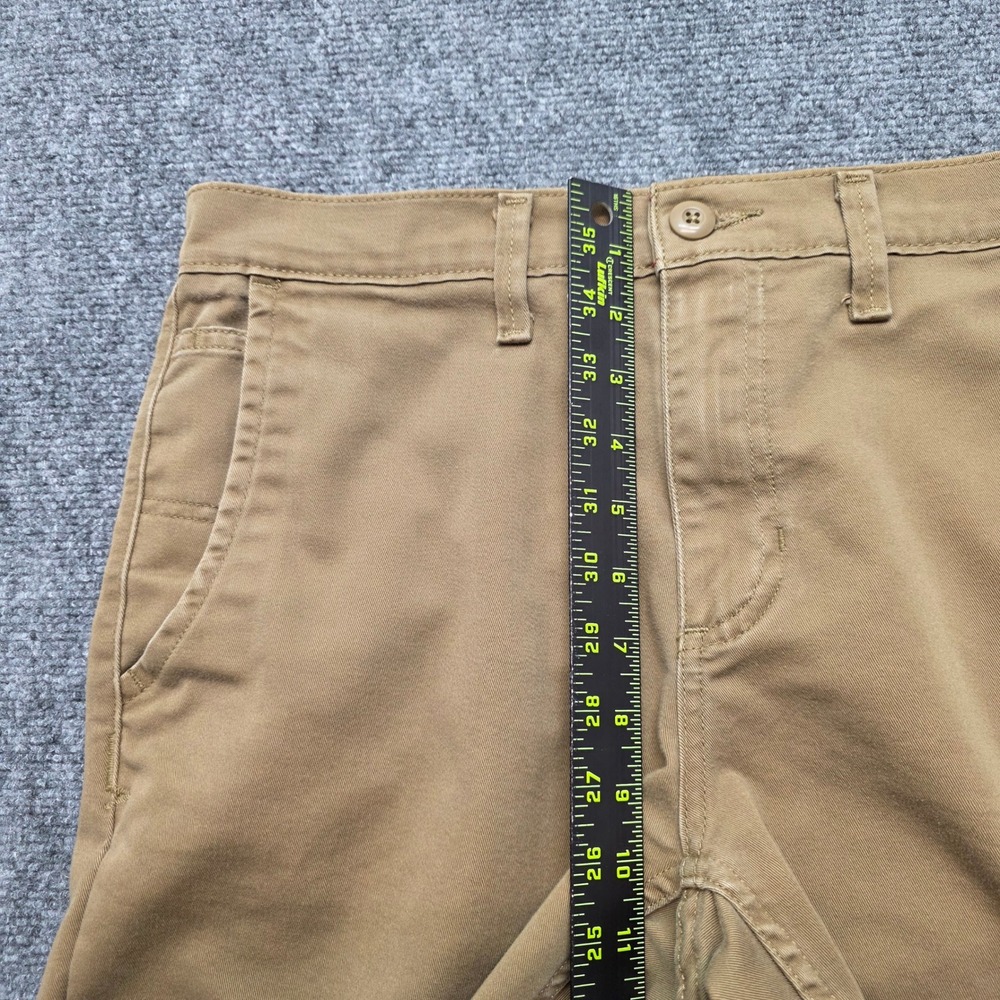 Vans Chino Pants Mens 32 Khaki Slim Fit Stretch Skate Streetwear Casual Workwear - Picture 12 of 15